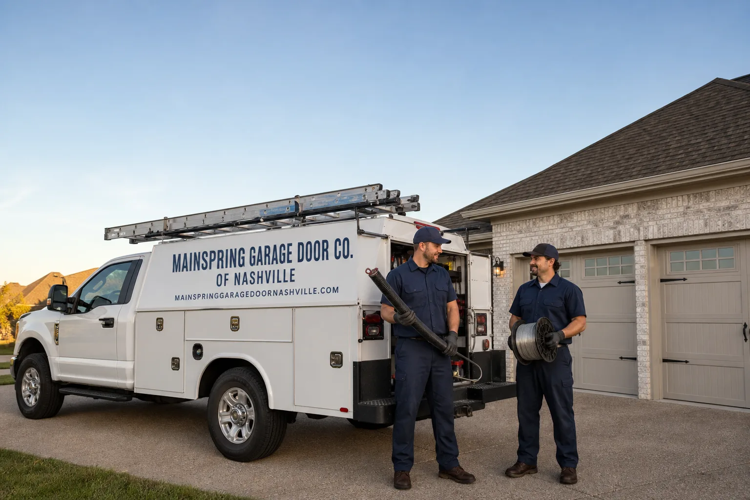 Mainspring Garage Door Co. of Nashville garage door team