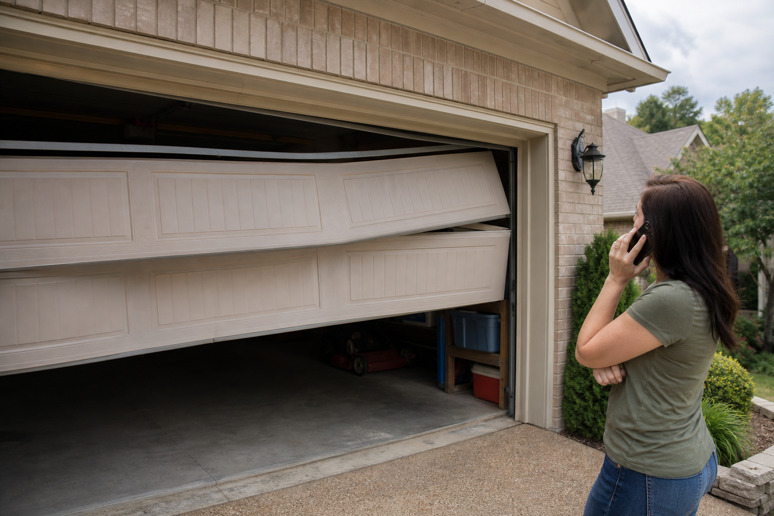 Emergency Garage Door Repair Near Me: What Nashville Homeowners Should Do First
